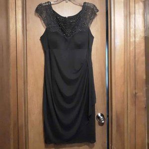 Women's beaded cocktail dress